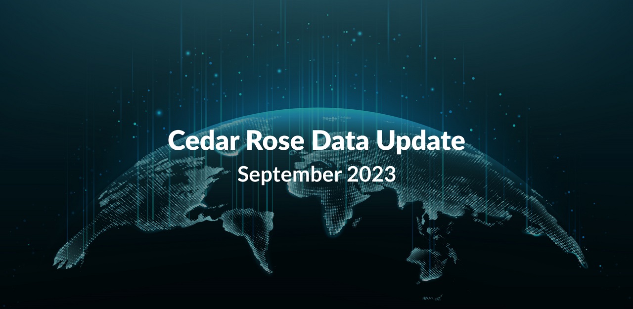 Cedar Rose Coverage Update - September 2023